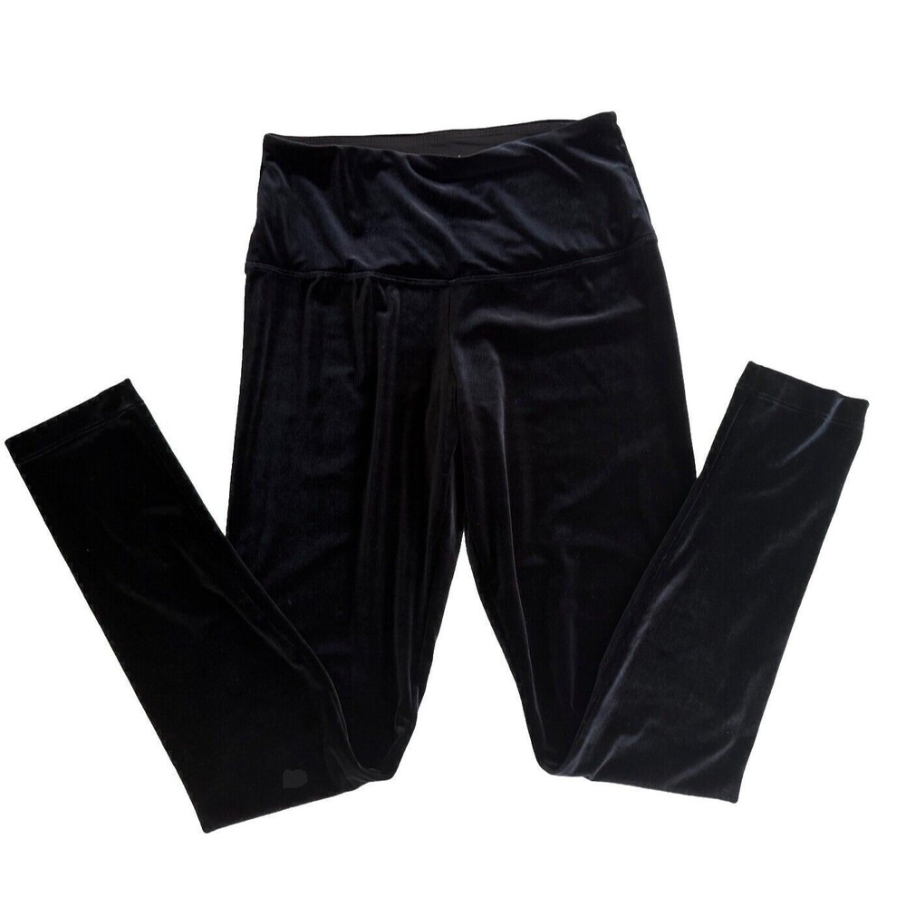 Lysse Mara Velvet Legging black size M medium velour pull on stretch